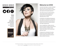 Web Design for Ursula Harris Hair Design